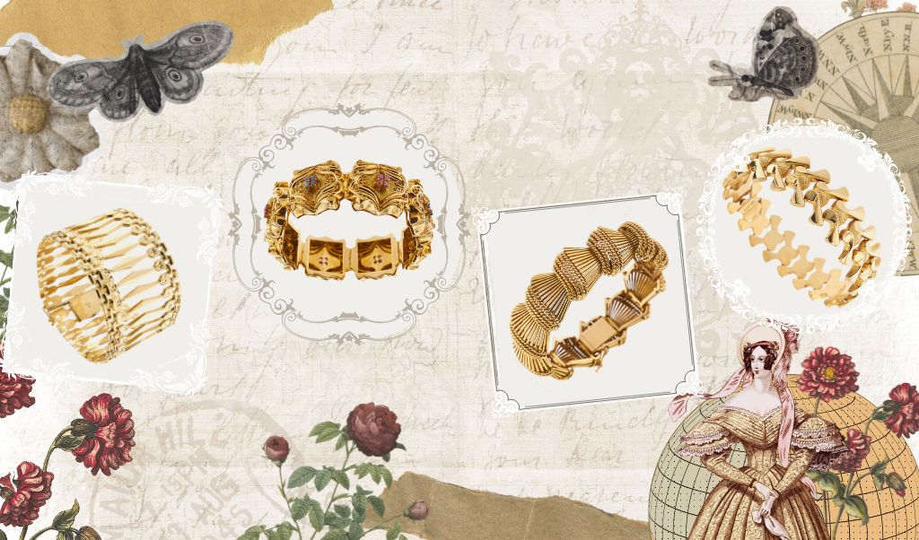 Immagine di copertina articolo di blog: bracciali vintage in oro giallo